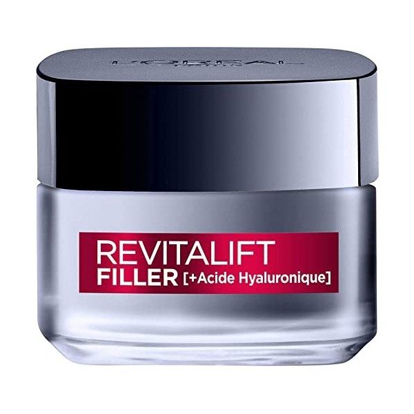 LOréal Paris - Soin Anti-Âge Revolumisant - Crème Jour Anti-Rides & Volume - Hydratation & Fermeté - Enrichi en Acide Hyalur ...