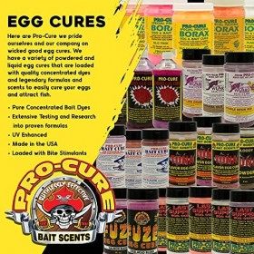 Pro-Cure UV Glow Egg Cure, 12-Ounce, Double Red