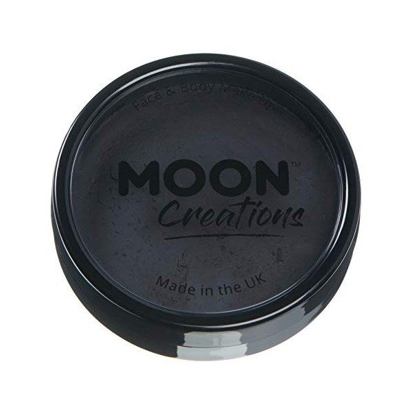 Moon Creations - Peinture Professionnelle pour Visage activée à leau - Noir