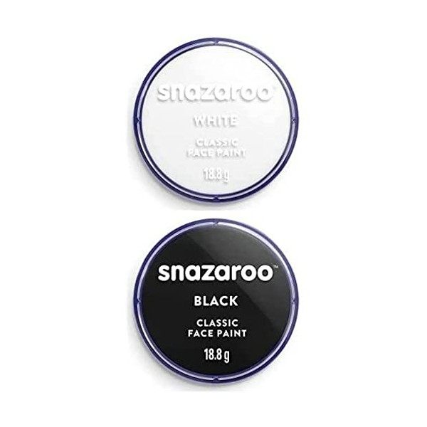 Snazaroo  - Maquillage - Galet de Fard Aquarellable - 18 ML - Blanc & 1118111 - Maquillage - Galet de Fard Aquarellable - Noi