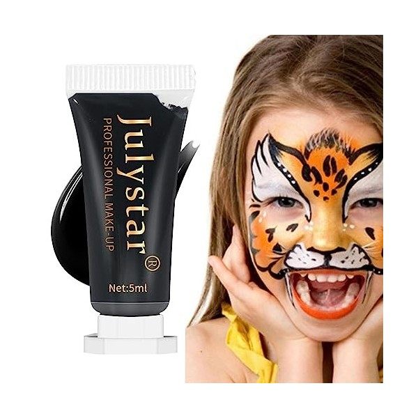 Peinture Pour Le Visage DHalloween - Peinture Pour Le Visage Et Le Corps Pour Le Maquillage DHalloween | Peinture De Couleu