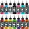 Encre tatouage, Encre tatouage professionnel, SNDE Kit dencre de tatouage 14 Bold Colors Pigment 1 oz 30 ml pour des résul