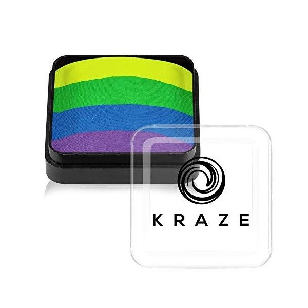 Kraze FX Dôme Cake Sundown 25 g , professionnel Split Cake pour la peinture du visage et du corps, hypoallergénique, sûr et 