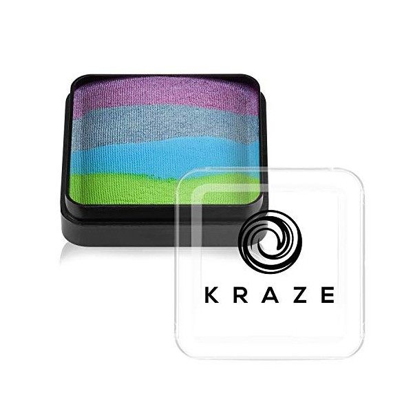 Kraze FX Dôme Cake Sundown 25 g , professionnel Split Cake pour la peinture du visage et du corps, hypoallergénique, sûr et 