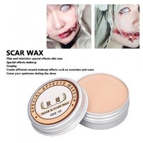 Scar Wax Special Fx, 15 G de Cire pour Peinture Corporelle | Faire de Fausses Cicatrices et blessures| Matériel de Fabricatio