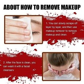 Wound Modeling Scar Wax, Kit de Maquillage SFX Large Utilisation, Multi-usages, Respectueux de la Peau, 30 G avec Spatule pou