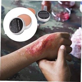 FOMIYES 2 Pièces Kit Corps Robes DAllaitement Grattoir De Nettoyage Kit De Maquillage Gale Cire De Cicatrice De Sang Spatule