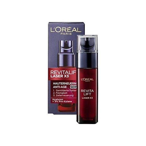 LOréal Paris Sérum RevitaLift Laser X3 30 ml Crème Jour et Nuit