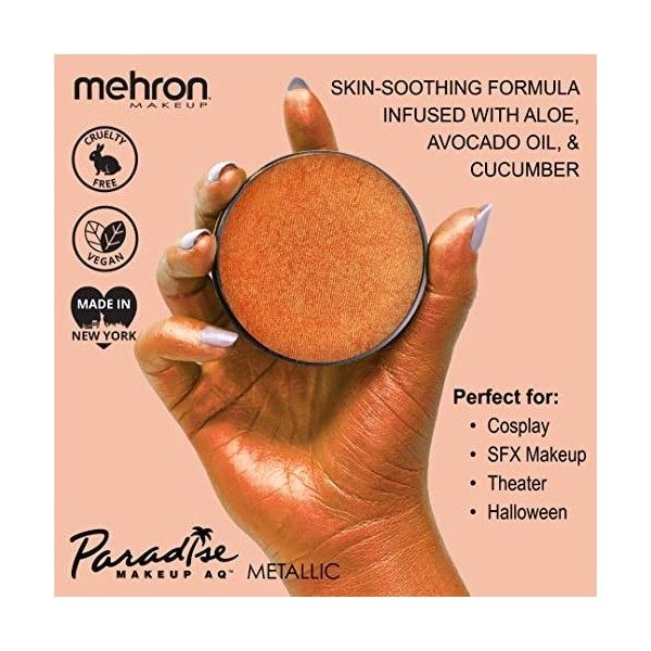 Mehron Paradise Makeup AQ - Brillant Orange 40 gr 