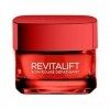 LOréal Paris - Revitalift - Soin Rouge Défatigant & Énergisant - Anti-Rides & Extra-Fermeté - Enrichi au Pro-Rétinol et au G ...