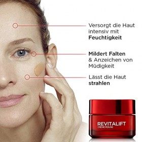 LOréal Paris Soin de jour Revitalift Crème Revitalift Blush Revitalift Soin du Visage Anti-âge Anti-rides Extra Raffermissem ...