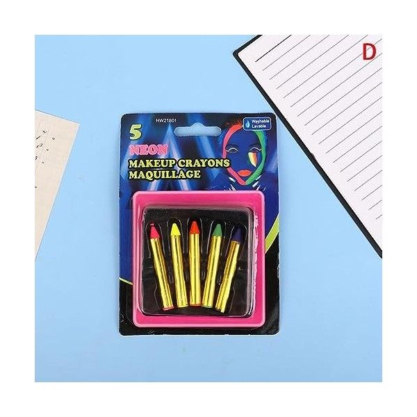 Crayons peints pour le visage + peinture colorée pour le corps Crayons de maquillage peinture pour le corps Crayons de maquil