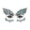 luoshaPUCY Autocollant de visage, 3 Feuilles Gemmes de Visage Femmes Tatouage Temporaire Strass Visage pour Maquillage Festiv