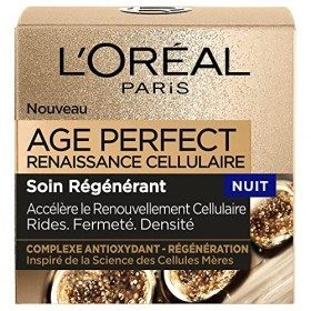 L’Oréal Paris – Crème de Nuit Age Perfect Renaissance Cellulaire – Soin Régénérant Rides, Fermeté & Densité – Au Complexe Ant...