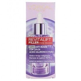 LOréal Paris Sérum Visage Revitalift Filler, Action Repulpante et Anti-Rides, Hautement Concentré à 1.5% Acide Hyaluronique, ...