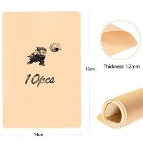 10 PCS Peau Synthétique Tatouage,ALFFREUDE Tatouages Temporaires Peau de Pratique de Tatouage Fausse Peau de Tatouage Peau de