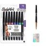 BodyMark by BIC COLLECTION - Stylos Pour Tatouage Temporaire - Exprimez-Vous avec le Bodypainting - 8 Couleurs Assorties et 3...