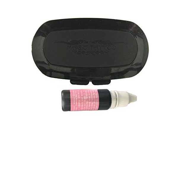 Encre De Tatouage Temporaire 15 ML + Encreur Magic Tattoo -Pierre Tatouage Temporaire Ephémère Magic Tattoo Tatouage
