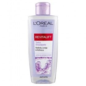 LOréal Paris Tonique Revitalift Remplisseur Revitalift Action Nettoyant Anti-Âge avec Acide Hyaluronique Pur, 200 Ml