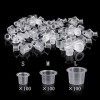 UPTATSUPPLY 300Pcs mixtes Gobelets pour Encre de Tatouage Caps Tatouage pour Tattoo Ink Fournitures Tattoo Ink Tatouage