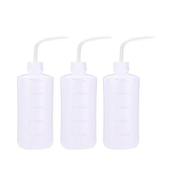 UPTATSUPPLY Set de 3 Flacons de tatouage bouteilles de lavage extrudées pratique savon vert fournitures accessoires de tatoua