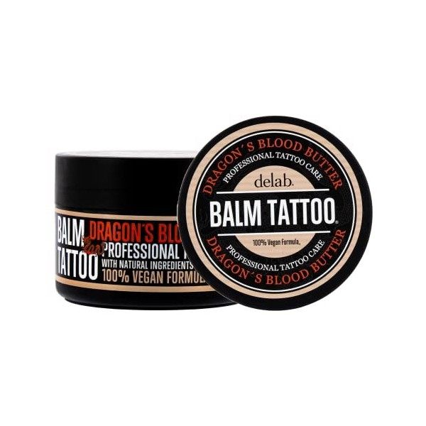 Balm Tattoo Baume de tatouage Vegan «&nbsp;Dragon’s Blood Butter&nbsp;» Tatouage