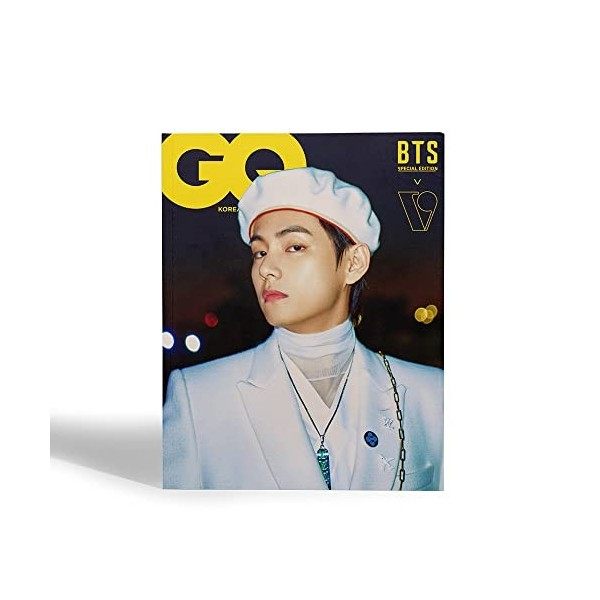 GQ KOREA JANUARY BTS SPECIAL EDITION Cover V Tatouage