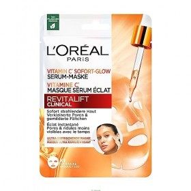 LOréal Paris Revitalift Clinical Masque Vitamine C, Eclat, Pores, Ridules Crème Jour et Nuit