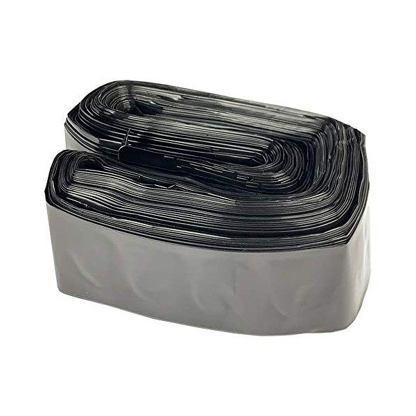 Inksafe Lot de 125 cache-cordons à clip Noir 5 x 80 cm Tatouage
