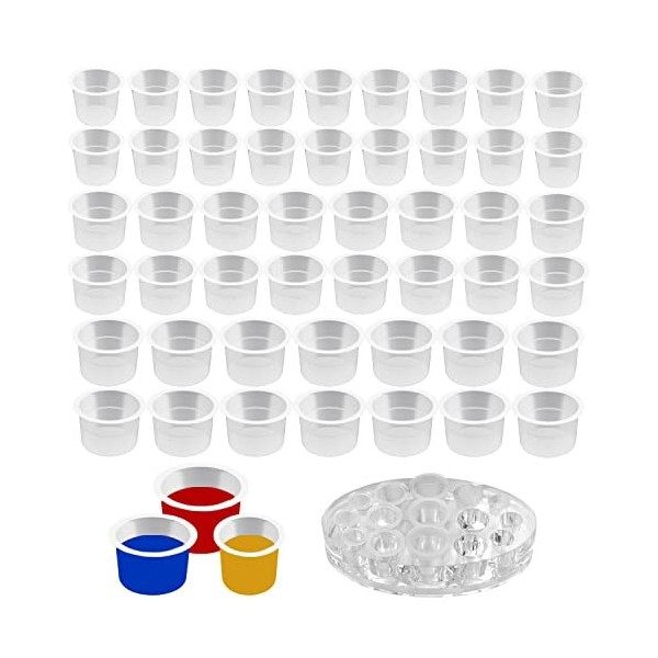 Capsules dEncre Ink Cups dEncre de Tatouage Gobelets 300Pcs Mixte Taille 9mm 13mm 15mm Cup Tatouage pour lEncre de Tatouag