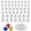 Capsules dEncre Ink Cups dEncre de Tatouage Gobelets 300Pcs Mixte Taille 9mm 13mm 15mm Cup Tatouage pour lEncre de Tatouag