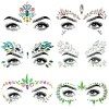 SHINEYES autocollants pour le visage et le visage de rave avec strass pour le visage et le corps 8 Pcs No.05 