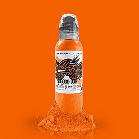 World Famous Tattoo Ink Encre de tatouage professionnelle Vegan - Orange Everest 10 Oz
