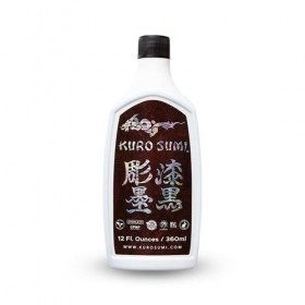 Kuro Sumi Black Outlining Lining Tattoo Ink 12oz Bottle by Kuro Sumi Tatouage