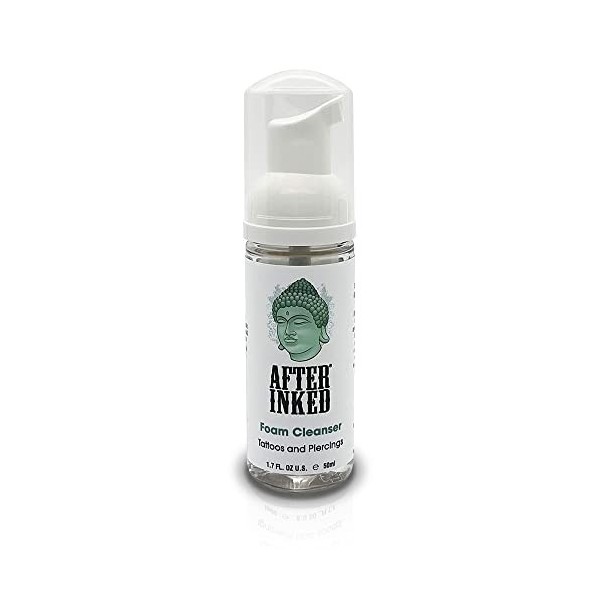 After Inked Savon nettoyant en mousse pour tatouage et piercing 48 g Tatouage
