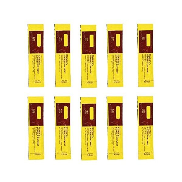 Fougera Vitamine A Vitamine D Pommade, ANGGREK Vitamine A et D Pommade 10 Pcs Ensemble Maquillage Permanent Tatouage Art Corp