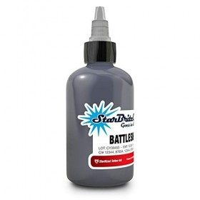 STARBRITE Tattoo Ink 1/2-oz -BATTLESHIP GRAY- Tattoo Supplies by Star Brite