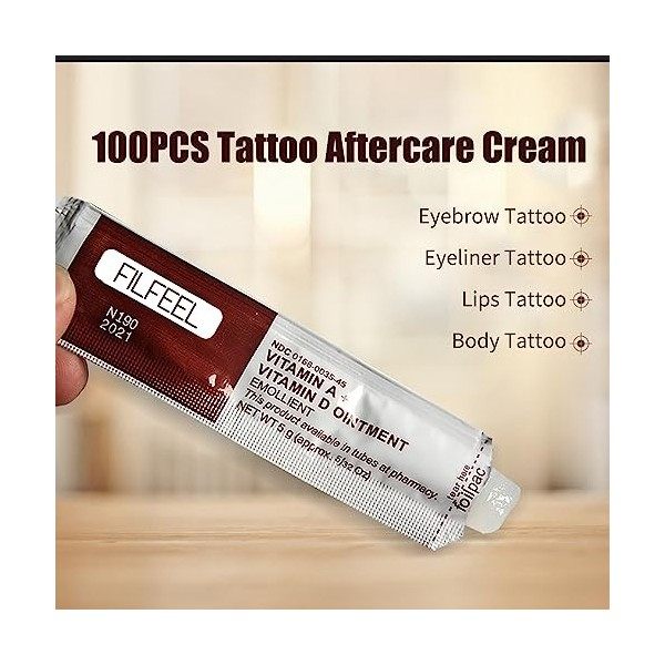 Tatouage Aftercare Crème Vitamine Pommade A 0026 D Anti Crème Tatouage Postcare Crème Pour Tatouage Body Art Permanent Maquil