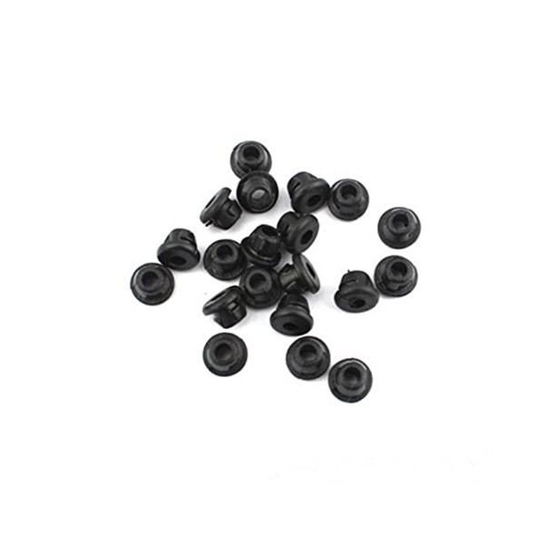 Sourcingmap Lot de 100 aiguilles en caoutchouc pour machine à tatouer Noir Tatouage