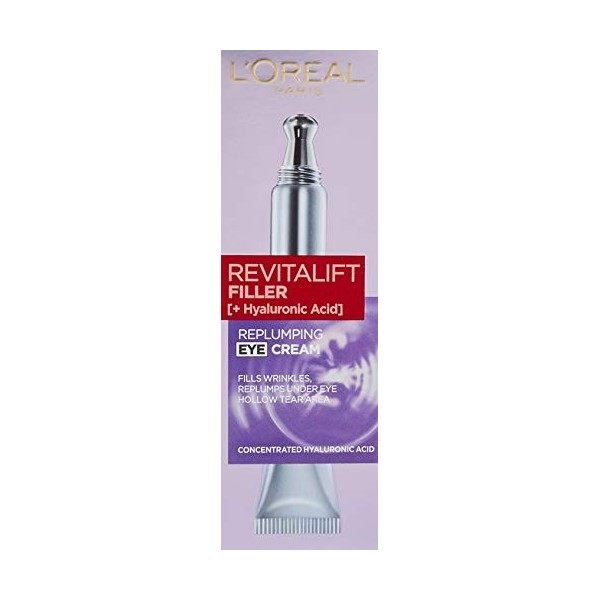 LOreal LOréal Paris Revitalift Filler Renouveler Eye Cream , 15 Ml Lot De 1 Crème Jour et Nuit