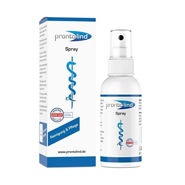Prontolind Spray 75ml - Pour le nettoyage et lentretien des piercings, tunnels, plugs et modifications corporelles - Recomma