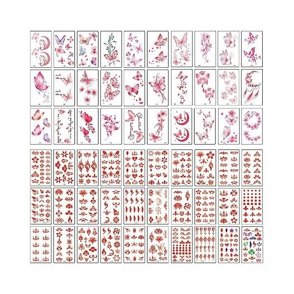 UMCHU Faux Tatouages Réalistes,Autocollants de Tatouage Temporaire Etanche J Tatouage