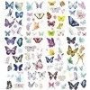 10 Feuilles（110+PCS Tatouage Temporaire Papillon, Tatouage Temporaire Enfant Tatouages de Main de Bras de Visage Imperméable