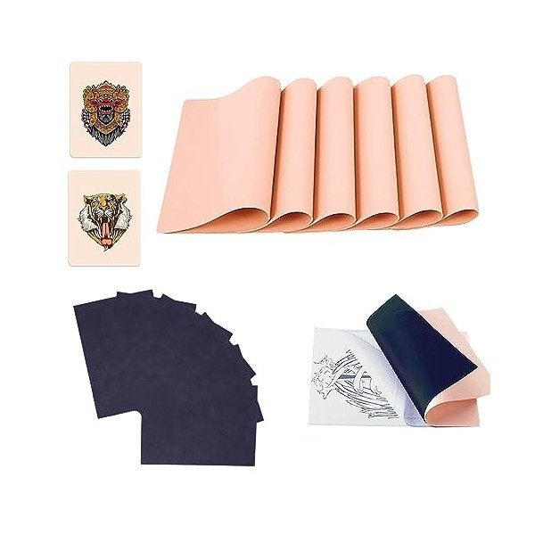 Peau Synthétique Tatouage, Peau Synthétique Tatouage Papier Kit, Peau de Tatouage, Peaux de Tatouage Vierges, Fausse Peau Tat