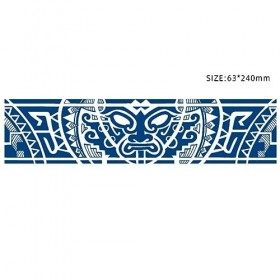 5 PCS Autocollant De Tatouage De Jus De Fines Herbes Animal Primitif Totem Power Arm Band Bracelet Tatouage Temporaire Tatouage