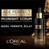 LOréal Paris - Midnight Sérum Visage Anti-Âge - Soin Anti-Rides, Éclat et Fermeté - Au Complexe Antioxydant Protecteur - Pou