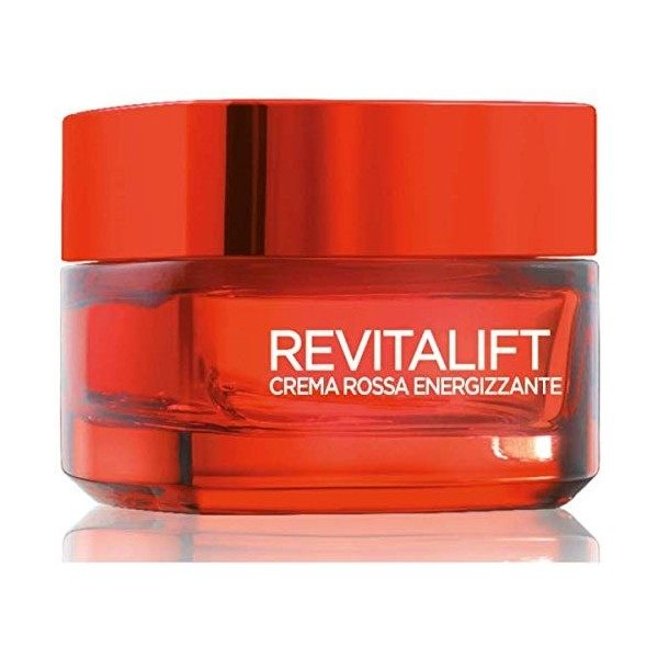 LOréal Paris - soin crème de jour pour visage énergie anti-rides Revitalift, formule extra raffermissante enrichie avec gins