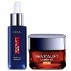 L’Oréal Paris – Coffret Routine Jour & Nuit, Anti-âge & Anti-rides profondes – Sérum Nuit Rétinol Pur + Crème de Jour FPS 25 