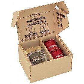 LOréal Paris Kit de Découverte Lot de 2 Crèmes Rechargeables Laser x3 Revitalift Laser Soin Anti-Âge Jour 50ml Crème Jour et ...