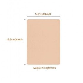 20 Pièces Peau Synthétique Tatouage: Fausse Peau Tatouage Double Face Blanc Stencil Tatouage Transfert Kit de Tatouage Débuta